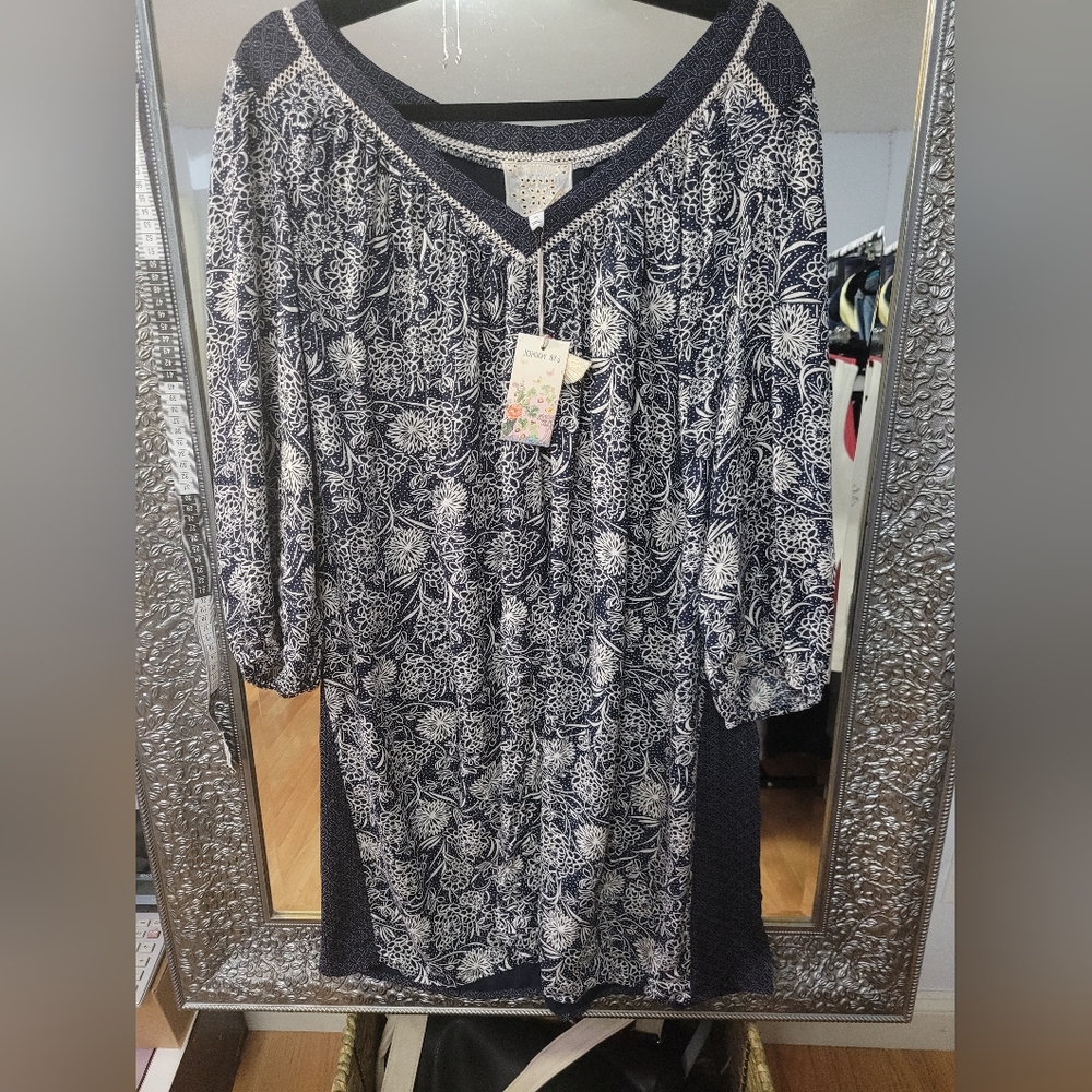 Johnny Was Jade Collection Boho Dress. XS. Fits Large. NWT